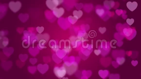 情人节粉红色背景视频的预览图
