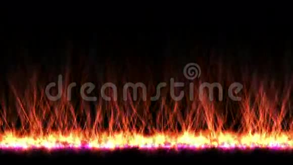 热火火焰能量烘烤燃烧辐射射线烟花颗粒视频的预览图