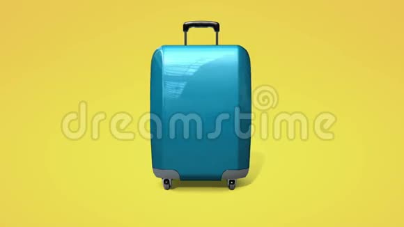 打开了一个老式皮制旅行袋行李箱准备暑假旅行旅行3视频的预览图