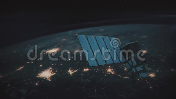 令人难以置信的卫星轨道地球观视频的预览图