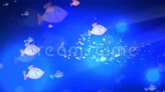 水下鱼动画视频的预览图