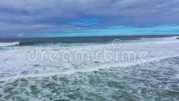 葡萄牙大西洋沿岸的野生海水视频的预览图