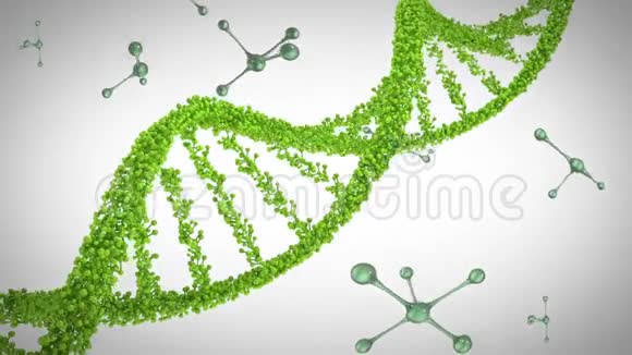 移动3DDNA链和分子视频的预览图