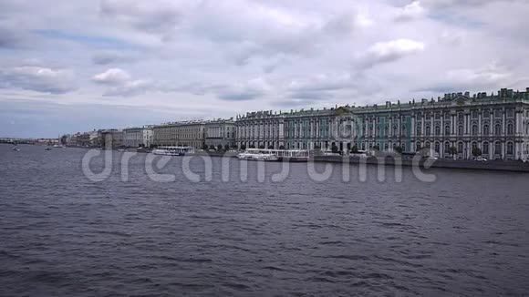 圣彼得堡的涅瓦河视频的预览图