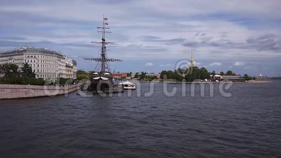 圣彼得堡的涅瓦河视频的预览图