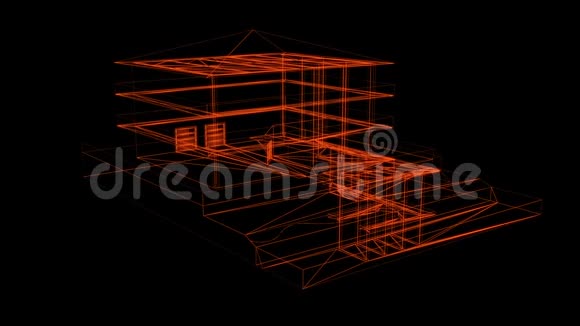 房屋网架模型视频的预览图