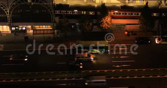 东京大角新川的城市夜景视频的预览图