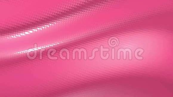 玫瑰色或粉红色低聚振荡表面作为卡通游戏背景多边形镶嵌红色振动环境或视频的预览图