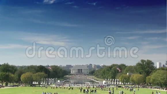 华盛顿林肯纪念堂视频的预览图