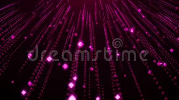 紫罗兰粒子闪烁的魅力雨视频的预览图