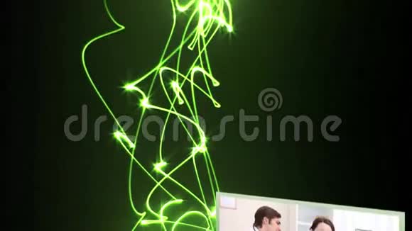 带有光束的医学视频视频的预览图