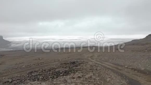 冰岛火山空中景观视频的预览图