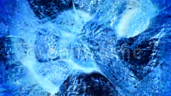 冰霜抽象运动背景无缝循环视频的预览图