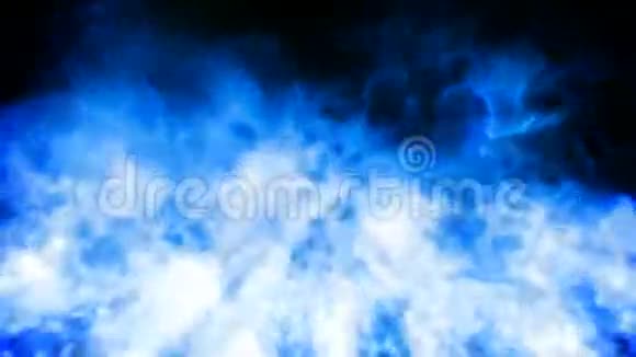 蓝焰抽象运动背景无缝环视频的预览图