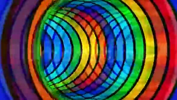 彩虹背景循环视频的预览图