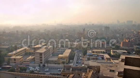 旧开罗的城市景观视频的预览图