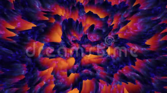 抽象的彩色熔岩岩浆背景暗物质视频的预览图