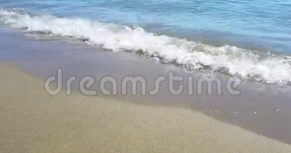 带金色沙滩的热带加勒比海度假放松和旅行的概念视频的预览图