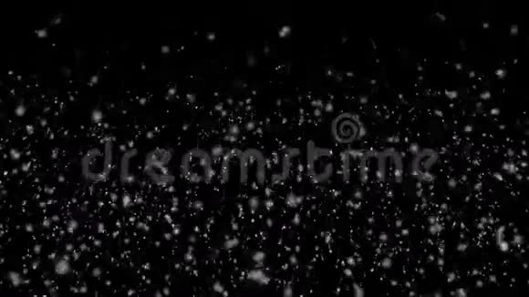 飘落的雪花冰霜视频的预览图