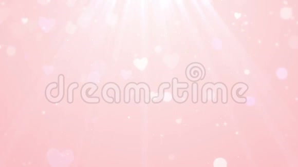 粉红情人节背景循环视频的预览图