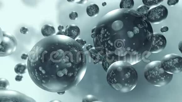 生长液体有机气泡4K视频的预览图