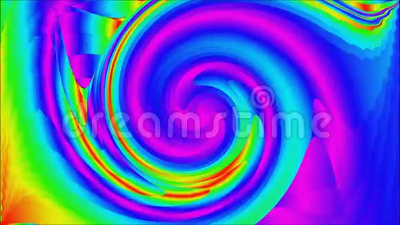 彩虹心理模式无缝循环视频视频的预览图