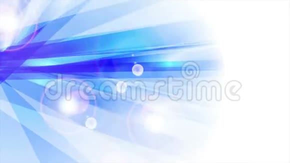 蓝色闪亮的抽象条纹动画背景视频的预览图