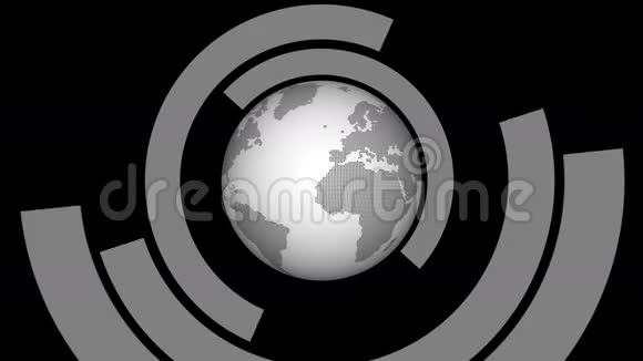黑白回地球循环视频的预览图