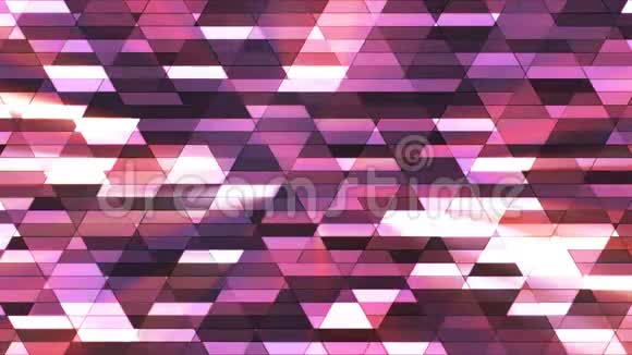 广播闪烁钻石高科技小酒吧紫色抽象循环4K视频的预览图