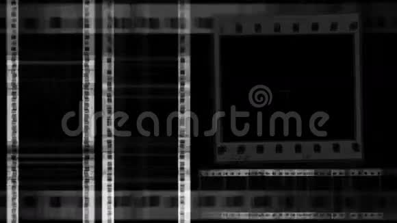 动画黑白电影视频的预览图