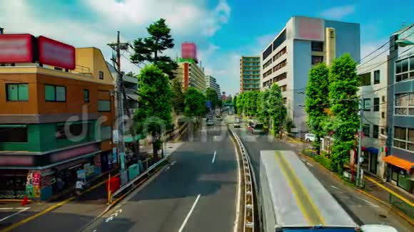 东京Kanpachi大街市中心街道的一段时间视频的预览图