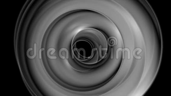 深灰色单色圆圈视频动画视频的预览图