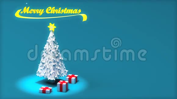 低聚圣诞树视频的预览图