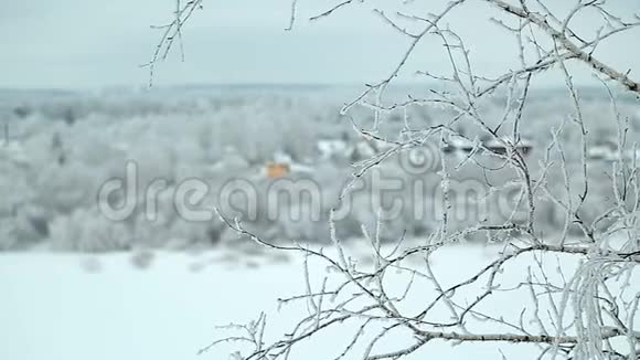 俄罗斯古城的冬景视频的预览图