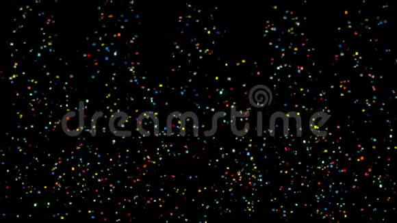 纸屑粒子CG动画视频的预览图