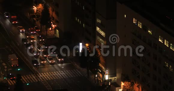 东京大角新川的城市夜景视频的预览图