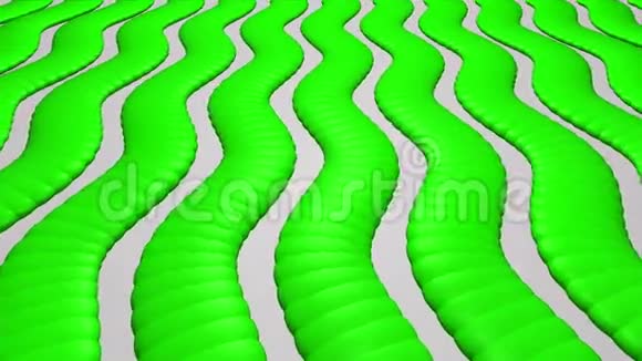 波浪垂直绿色条纹塞纳河视频的预览图