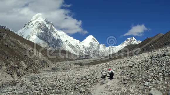 尼泊尔喜马拉雅山脉视频的预览图