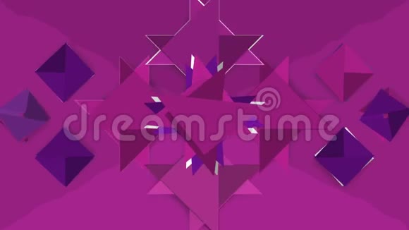 色彩斑斓的几何背景视频的预览图