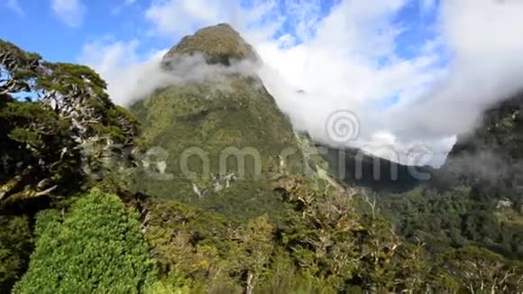 新西兰Fiordland的景观视频的预览图