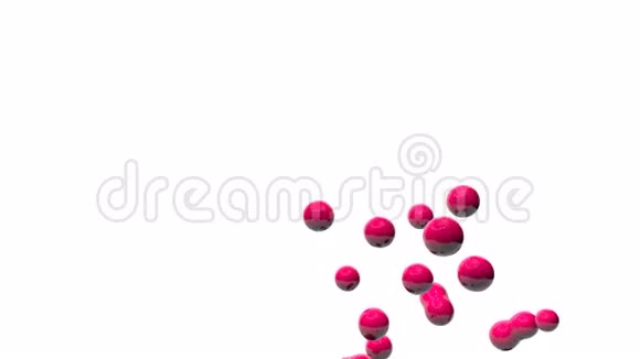 液体气泡浮动动画背景视频的预览图