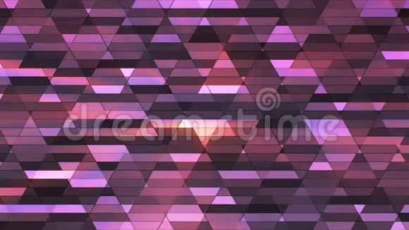 广播闪烁钻石高科技小酒吧紫色抽象循环4K视频的预览图
