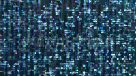 无信号电视背景为电视颗粒噪声效果纹理视频的预览图