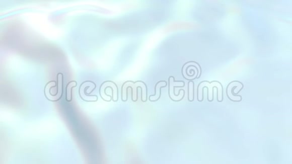 波浪表面的4K三维动画形成涟漪如流体表面和褶皱如组织白色珍珠般的丝质视频的预览图