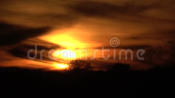 日落在斯勒维克石勒苏益格荷尔斯泰因德国视频的预览图