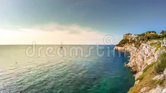 西班牙马洛卡岛美丽景观的时间推移视频的预览图