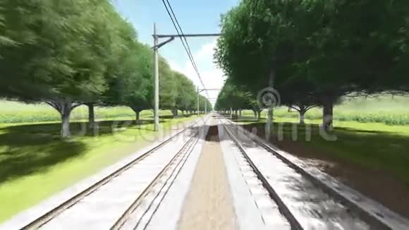 两列火车朝对方驶去视频的预览图