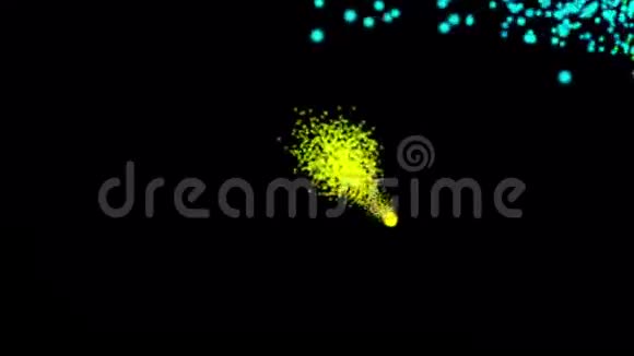 4KVJ循环抽象光粒子拍背景视频的预览图