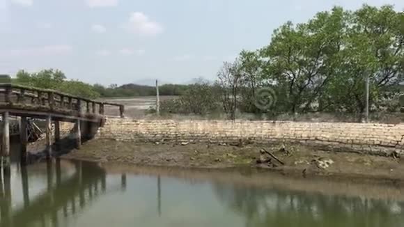 越南南部的河景桥视频的预览图
