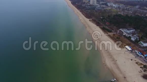 空中索波特海滩视频的预览图